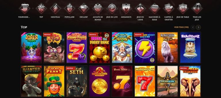 Legiano Casino jeux