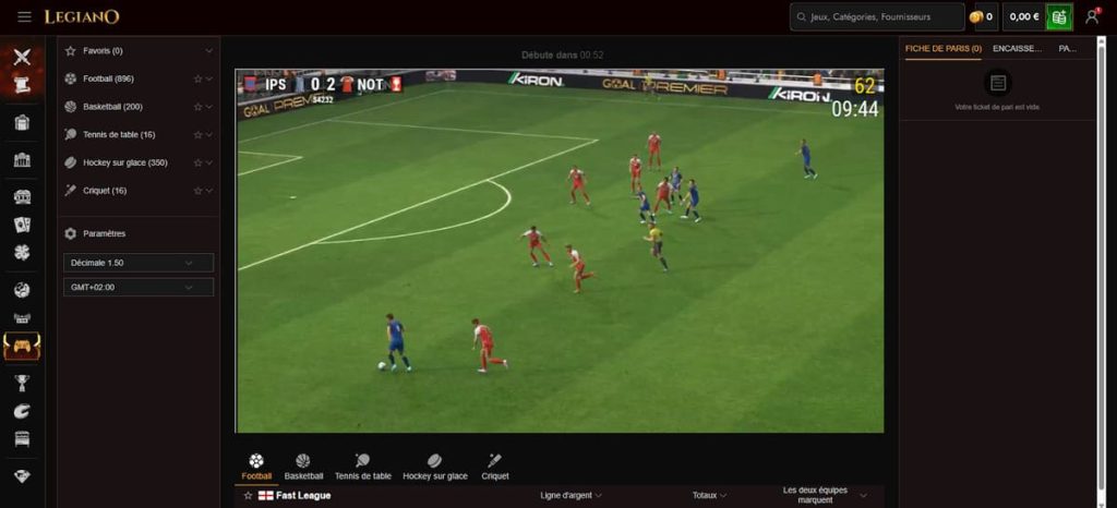 Legiano Casino paris en ligne